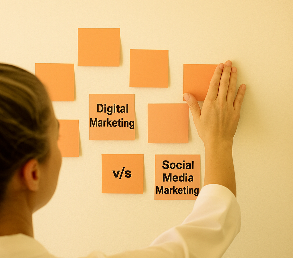Social Media Marketing vs. Digital Marketing: Which is Right for You?